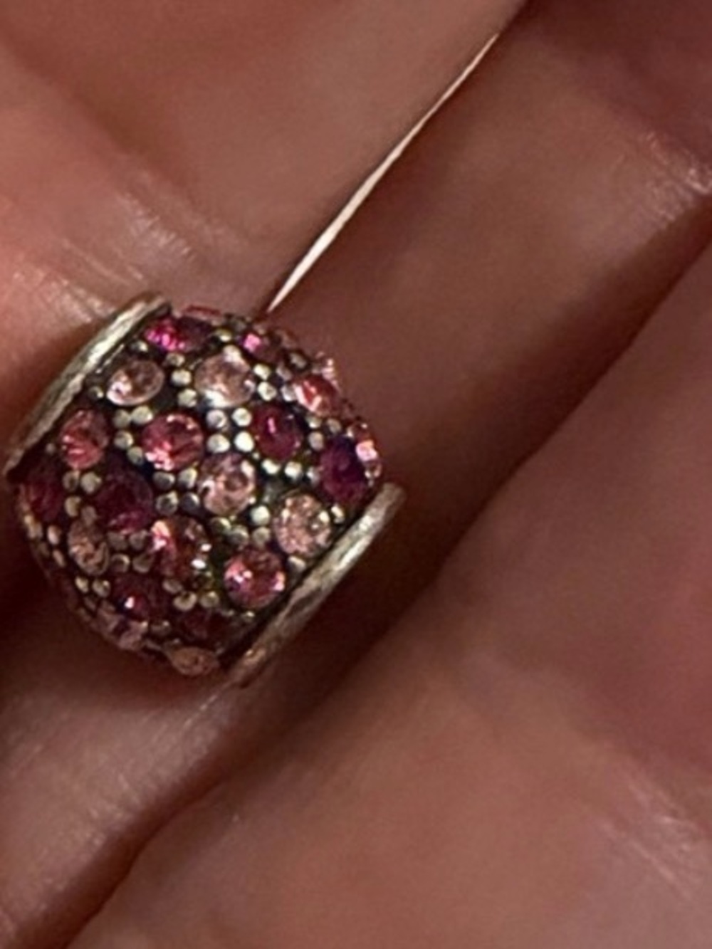 Brighton Pink SWAROVSKI Crystal Charm/Spacer/Bead!